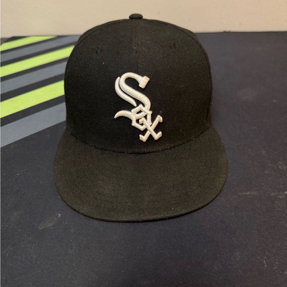New Era Chicago White Sox Fitted Cap Jackie Robinson Black Size 7-1/8